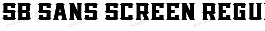 SB Sans Screen Regul字体转换